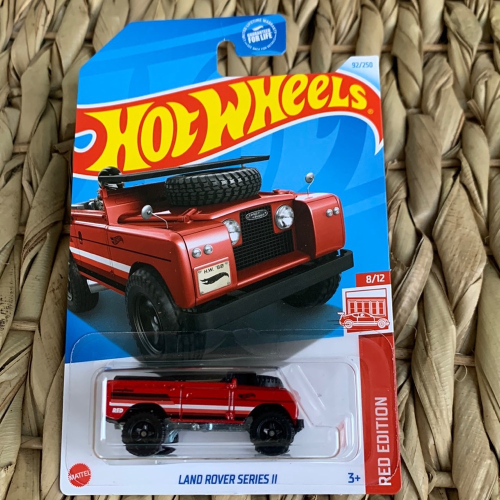 Hot Wheels Red Edition Land Rover Series II Target Exclusive Hotwheels Car New